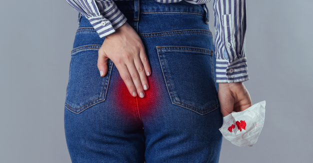 Blood in stool visual